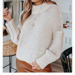Free people my only sunshine sweater